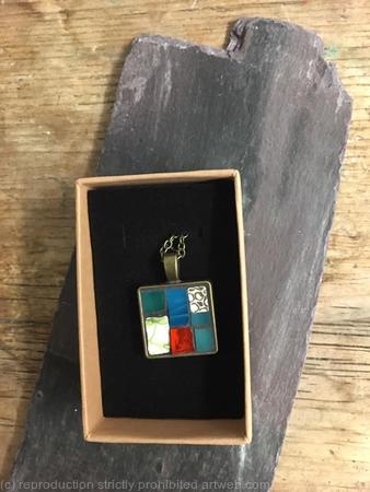 antique bronze small pendant