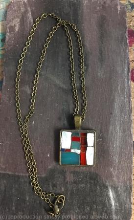 antique bronze small pendant