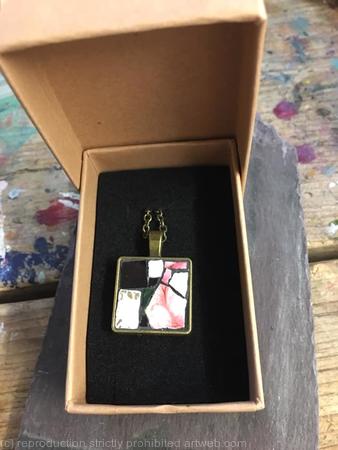 antique bronze small pendant