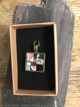 antique bronze small pendant