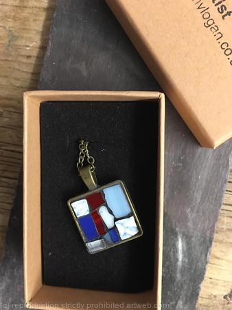 antique bronze small pendant