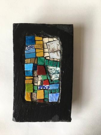 Small mosaic with smalti
