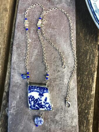 Showing chain in added beads