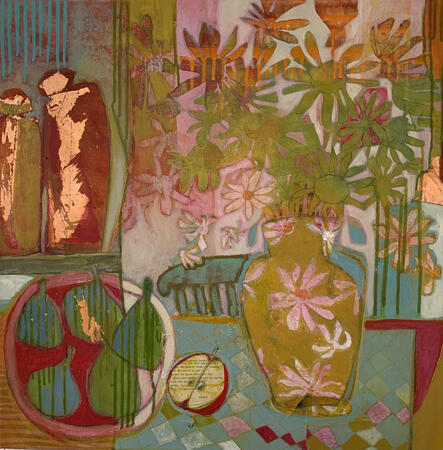 Ode to a Pink Flowered Vase