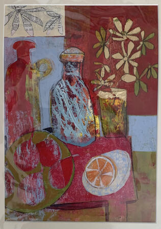 Still Life with Powder Blue