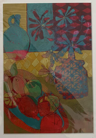 Still Life with flowery pot