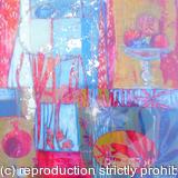 Pomegranate [on wood]