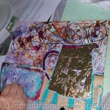 Mixed media Still Life - Adding gold leaf