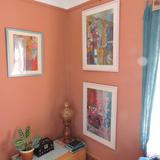 Three paintings on paper, beautifully framed! 