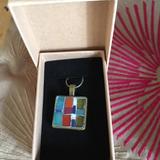 Small pendant with stained glass