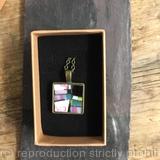 antique bronze small pendant