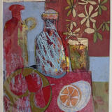 Still Life with Powder Blue