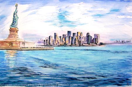 The Statue of liberty New York