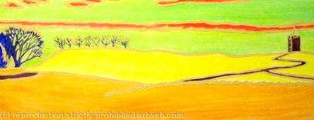 The Cage Lyme Park Abstract