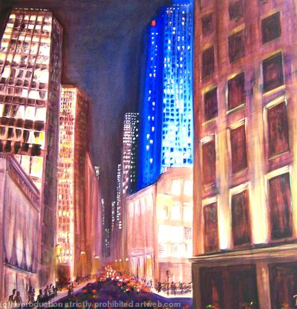 At the foot of The Empire State building