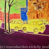 Taxis outside The Midland Hotel Manchester