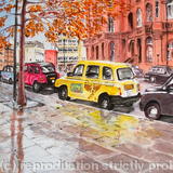 Taxis Outside The Midland