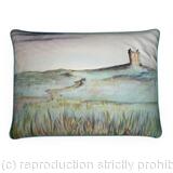 Velvet cushion with The Cage Lyme Park