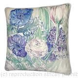 Blue summer cushion