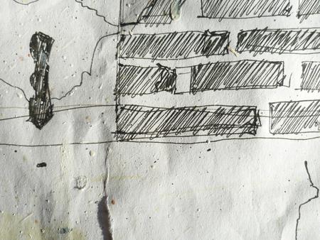 Sketch for 'Larry and a Fish Knife'