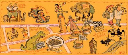 Royal map for evening Standard