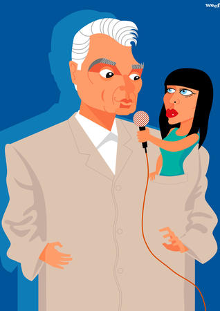 David Byrne and Kimba