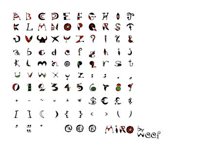 Miro typeface