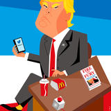 Trump and the button