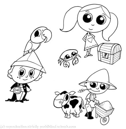 Parable Fun characters