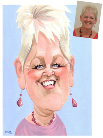 Fizzer caricature portrait