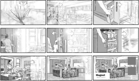 Kitchen storyboard