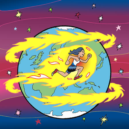 Olympic Flame cover illustration