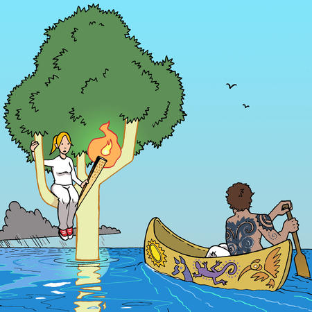 Olympic Flame illustration 'Lily'