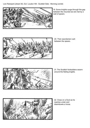 Outlaw King, battle of Loudoun Hill, sheet 30