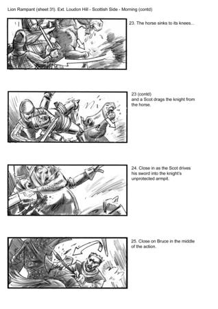 Outlaw King, battle of Loudoun Hill, sheet 31