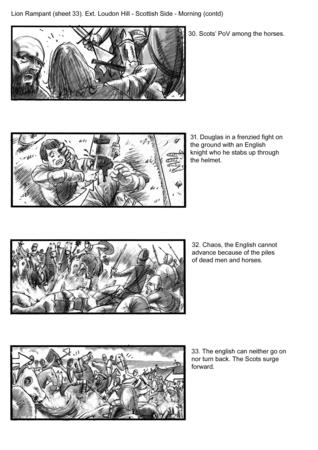 Outlaw King, battle of Loudoun Hill, sheet 33