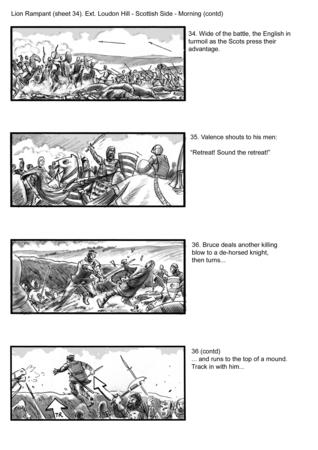 Outlaw King, battle of Loudoun Hill, sheet 34