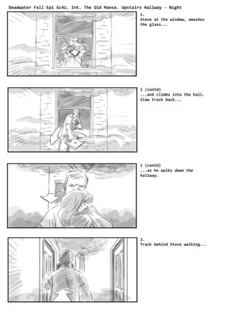 Deadwater Fell, episode 1, scene 41, sheet 1