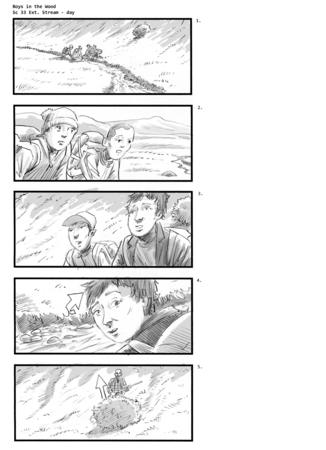 Boyz in the Wood, scene 33 sheet 1