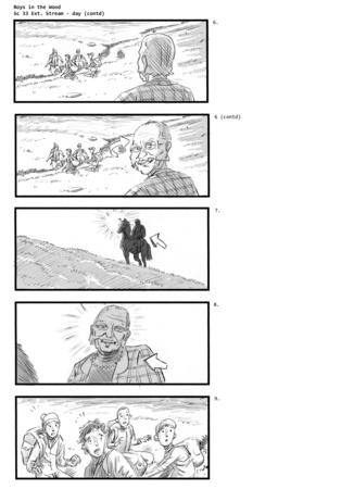 Boyz in the Wood, scene 33 sheet 2