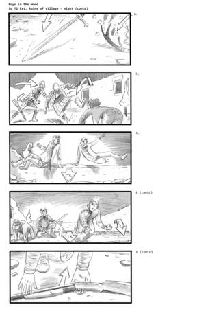 Boyz in the Wood, scene 72 sheet 2