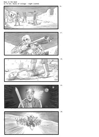 Boyz in the Wood, scene 72 sheet 3