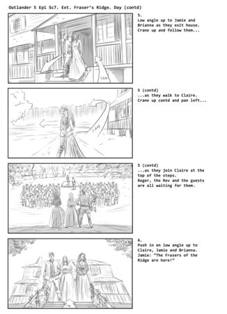 Outlander Season 5, Episode 1, scene 7, sheet 2