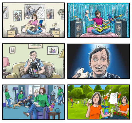 Snack-A-Jacks storyboard