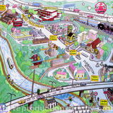 cartoon map - Old Kilpatrick