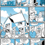 Corporate comic strip page 1