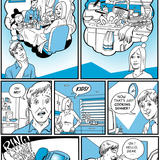 Corporate comic strip page 2