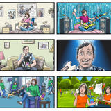 Snack-A-Jacks storyboard