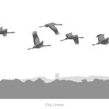 Cley Cranes