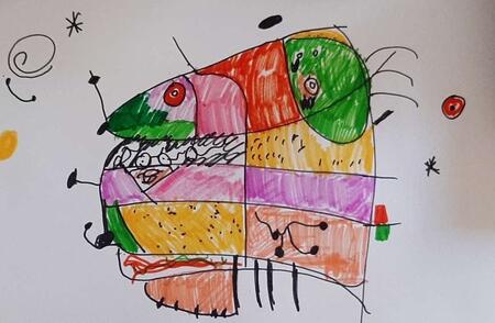 The Bird - after Miro 